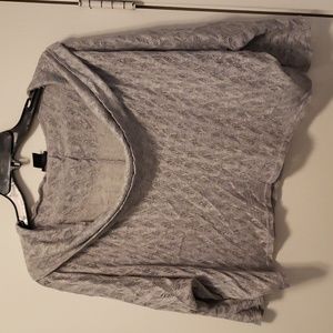 Rue 21 Gray Crop Top size Medium